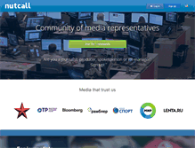 Tablet Screenshot of nutcall.com